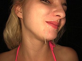 海外で見つけた妖精系金髪美少女ティナ透き通る肌、桃色乳首 エグいほどのくわえ込みフェラと高速騎乗位が素敵なドスケベ18歳 ちなみに性格はとっても良し子でした。　サンプル画像05